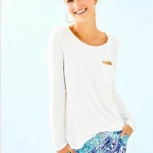 Lilly Pulitzer Louella Long Sleeve Top